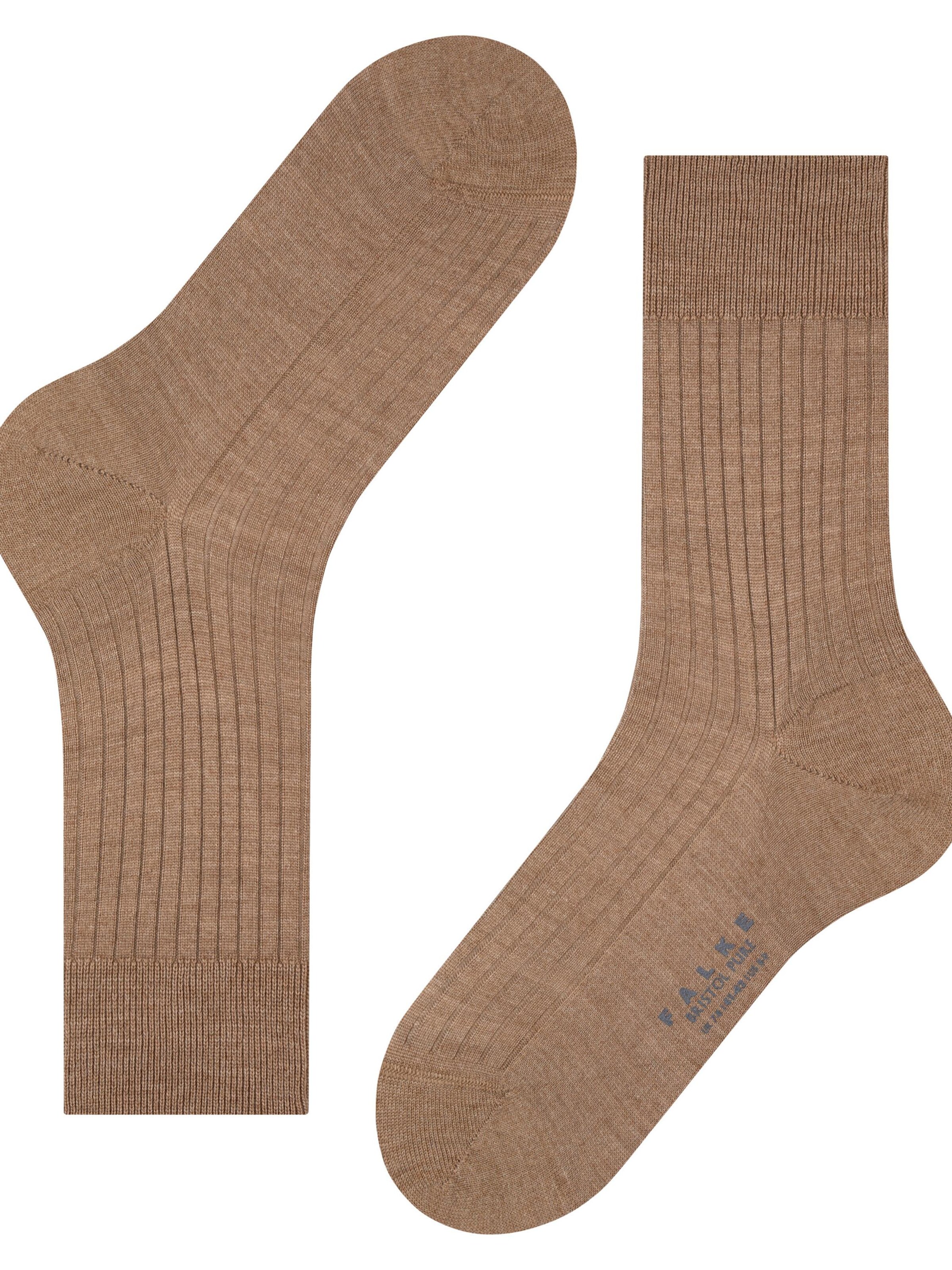 FALKE Socks 'Bristol Pure' in Brown
