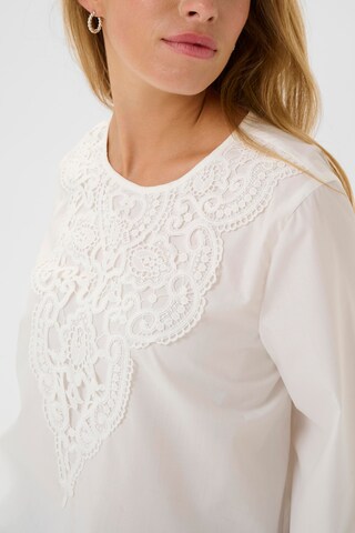 Kaffe Bluzka 'KAAva' w kolorze biały