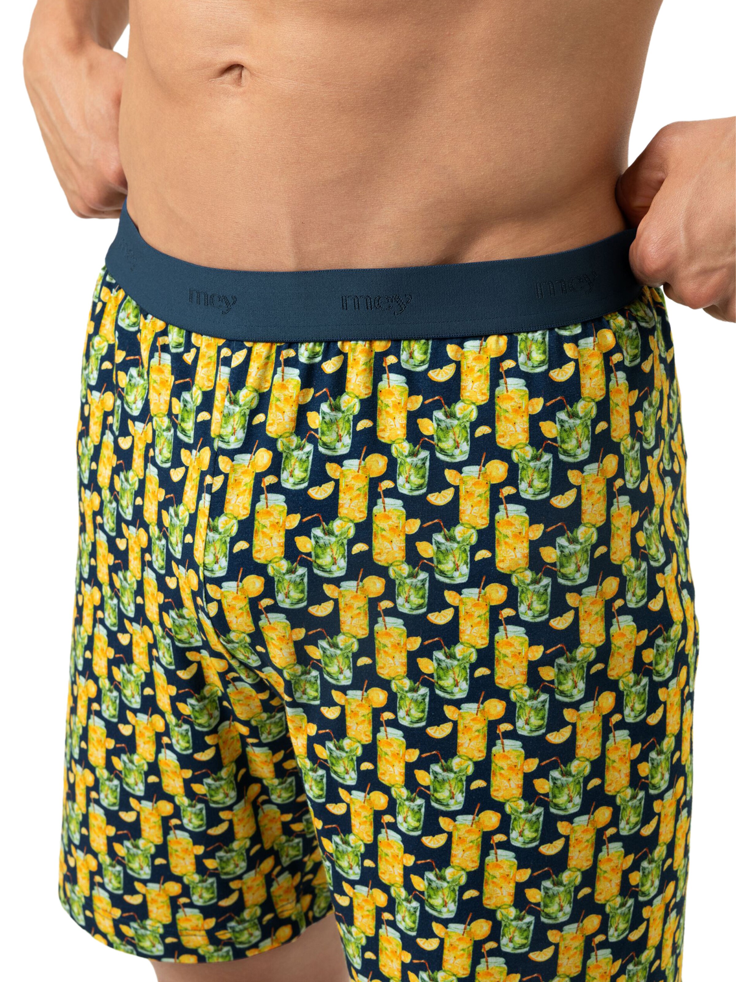 Pyjama court 'Refresh Bar' Mey en bleu