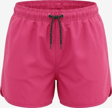 LEAFLETIC Zwemshorts 'Leafletic Women's Lightweight Polyamide Beach Shorts' in Roze: voorkant