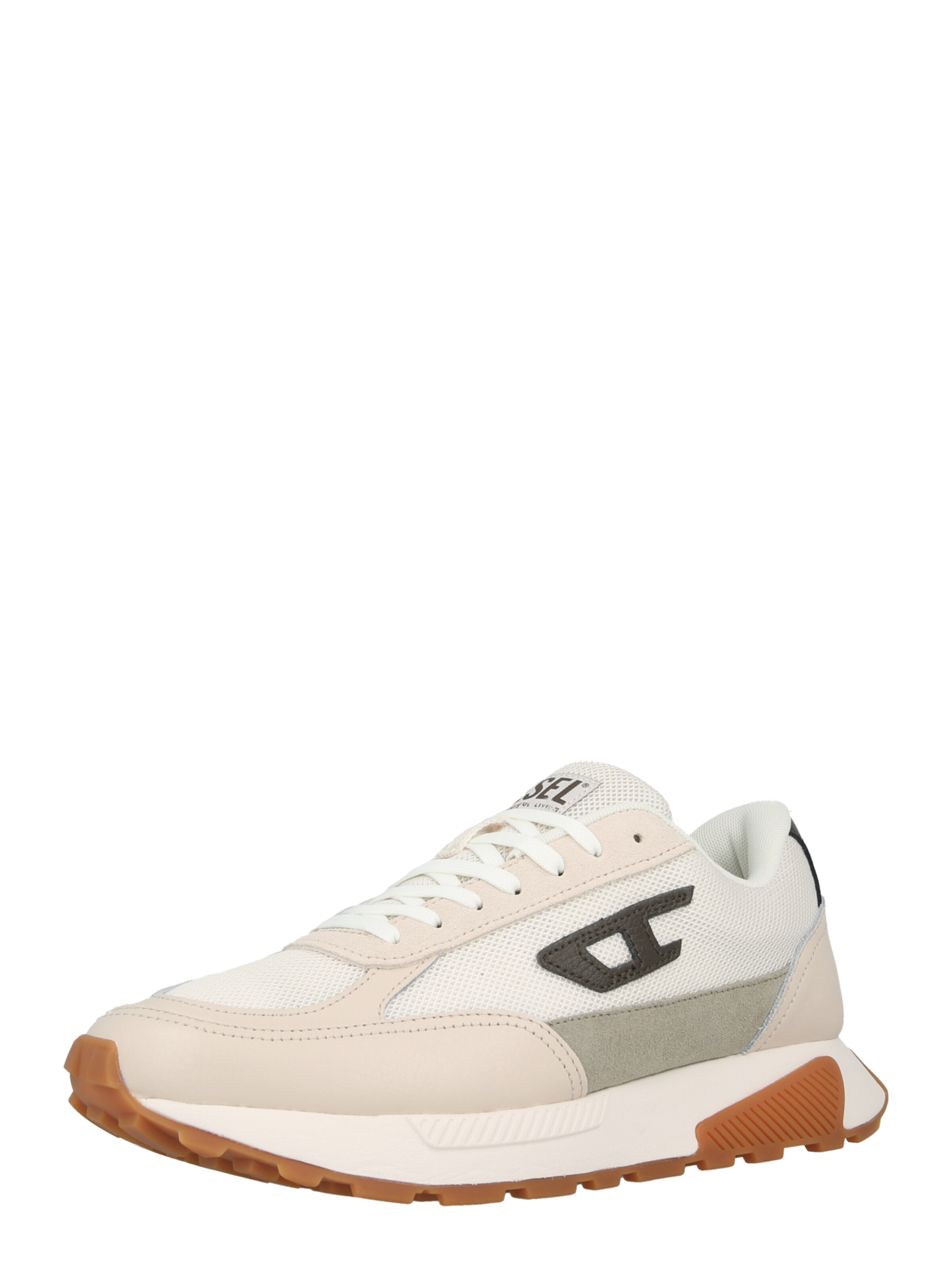 Sportbačiai be auliuko 'S-TAME D-UP' iš DIESEL, spalva – smėlio spalva / pilka / tamsiai pilka / balta, Prekių apžvalga