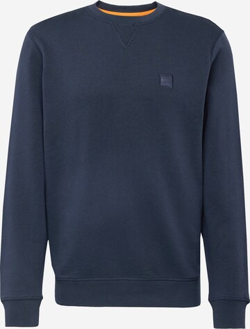BOSS Sweatshirt 'Westart' i blå: framsida