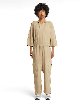 G-STAR Jumpsuit in Beige: voorkant