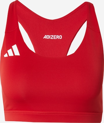 Soutien-gorge de sport 'Adizero Essentials Run' ADIDAS PERFORMANCE en rouge : devant