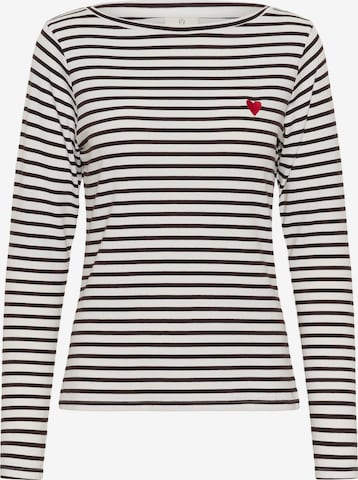 Kaffe Shirt in Zwart: voorkant