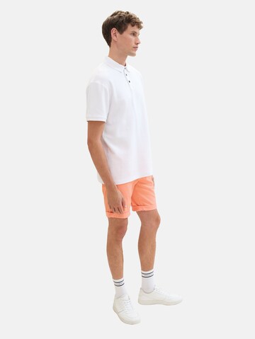 TOM TAILOR DENIM Slimfit Shorts in Orange