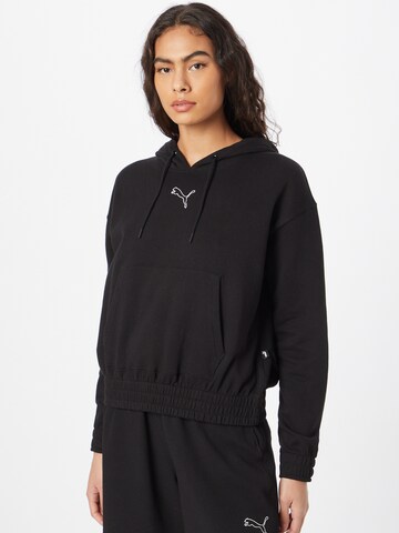 PUMA Sweatshirt in Black: front