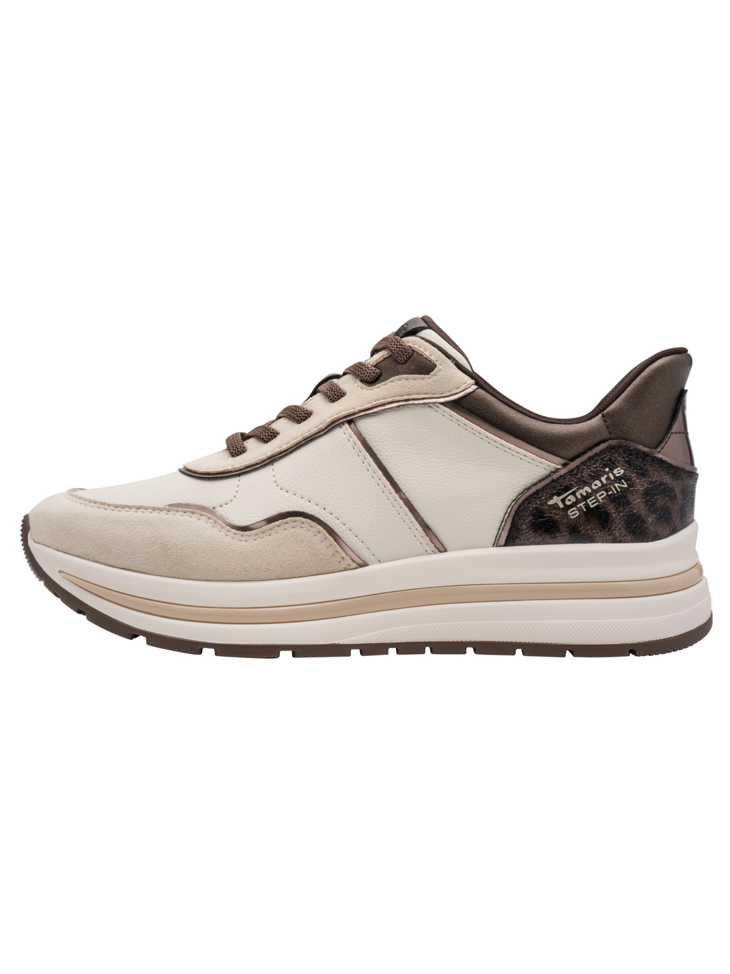 Baskets basses Tamaris en beige