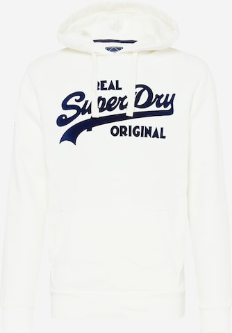 Superdry Sweatshirt 'Soda Pop' in Wit: voorkant