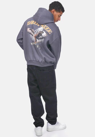 Dropsize Sweatshirt 'Eagle' in Grijs