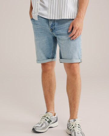 WE Fashion Обычный Джинсы в Синий: спереди