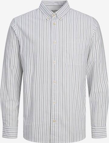 JACK & JONES Button Up Shirt 'BROOK' in Blue: front