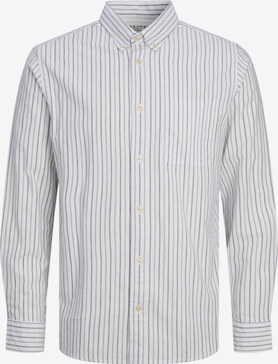 JACK & JONES Button Up Shirt 'BROOK' in marine blue / Dusty blue / White, Item view