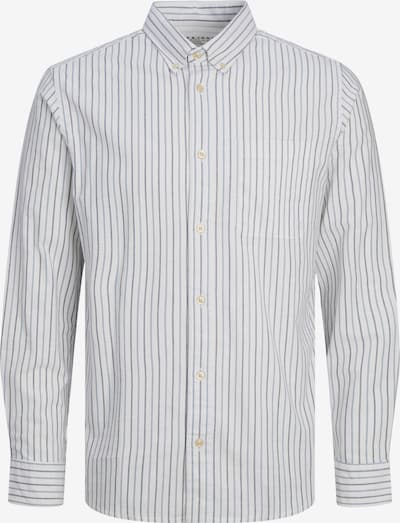 JACK & JONES Skjorte 'BROOK' i marin / dueblå / hvid, Produktvisning