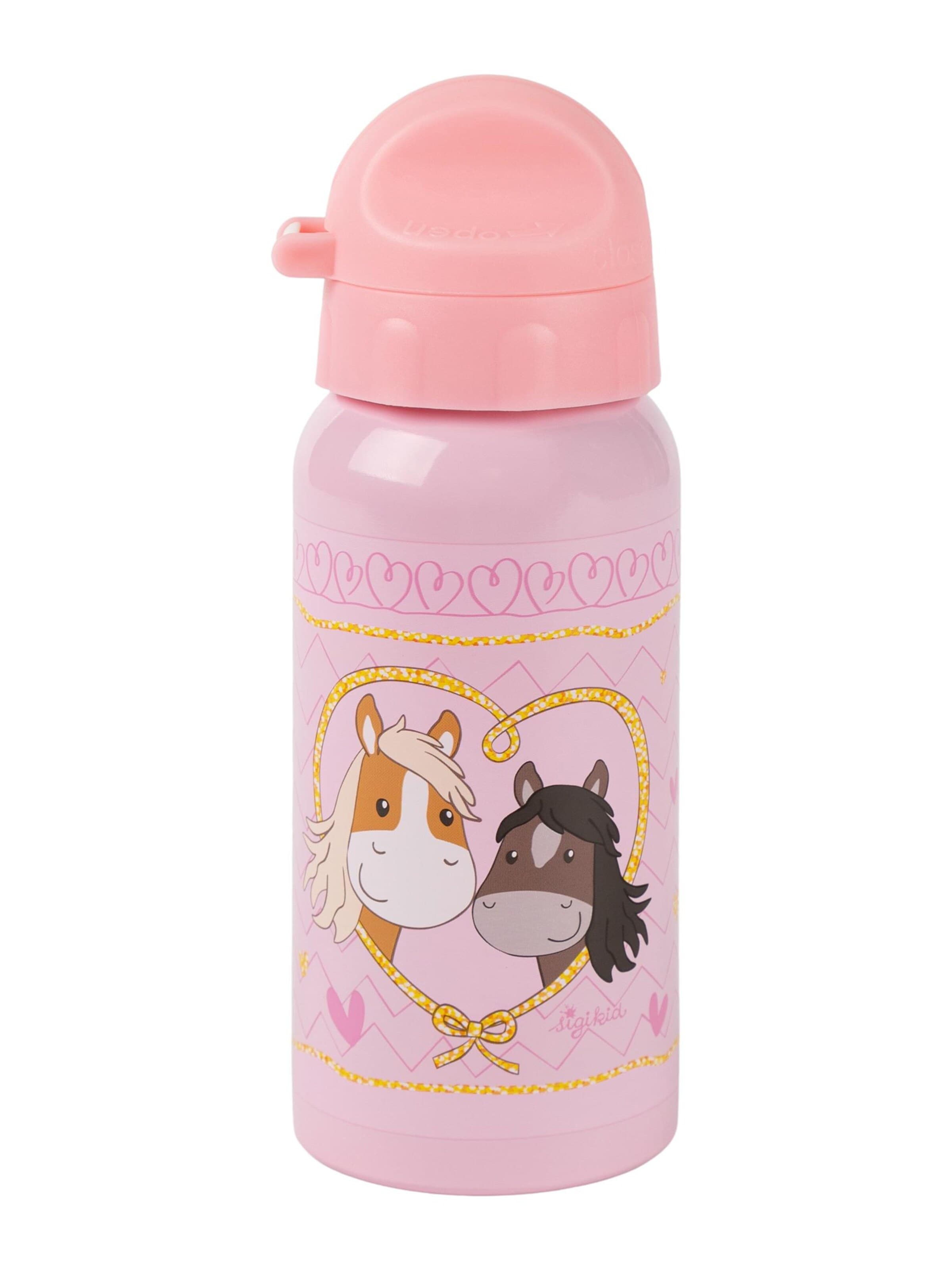 SIGIKID Drinking Bottle in Pink: front