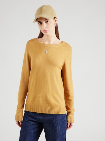 Pull-over 'VIRIL' VILA en marron : devant