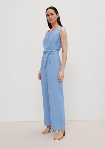 COMMA Jumpsuit in Blauw: voorkant