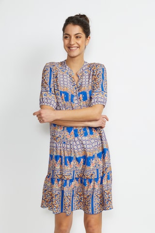 Cream Košilové šaty 'Alora' – modrá: přední strana