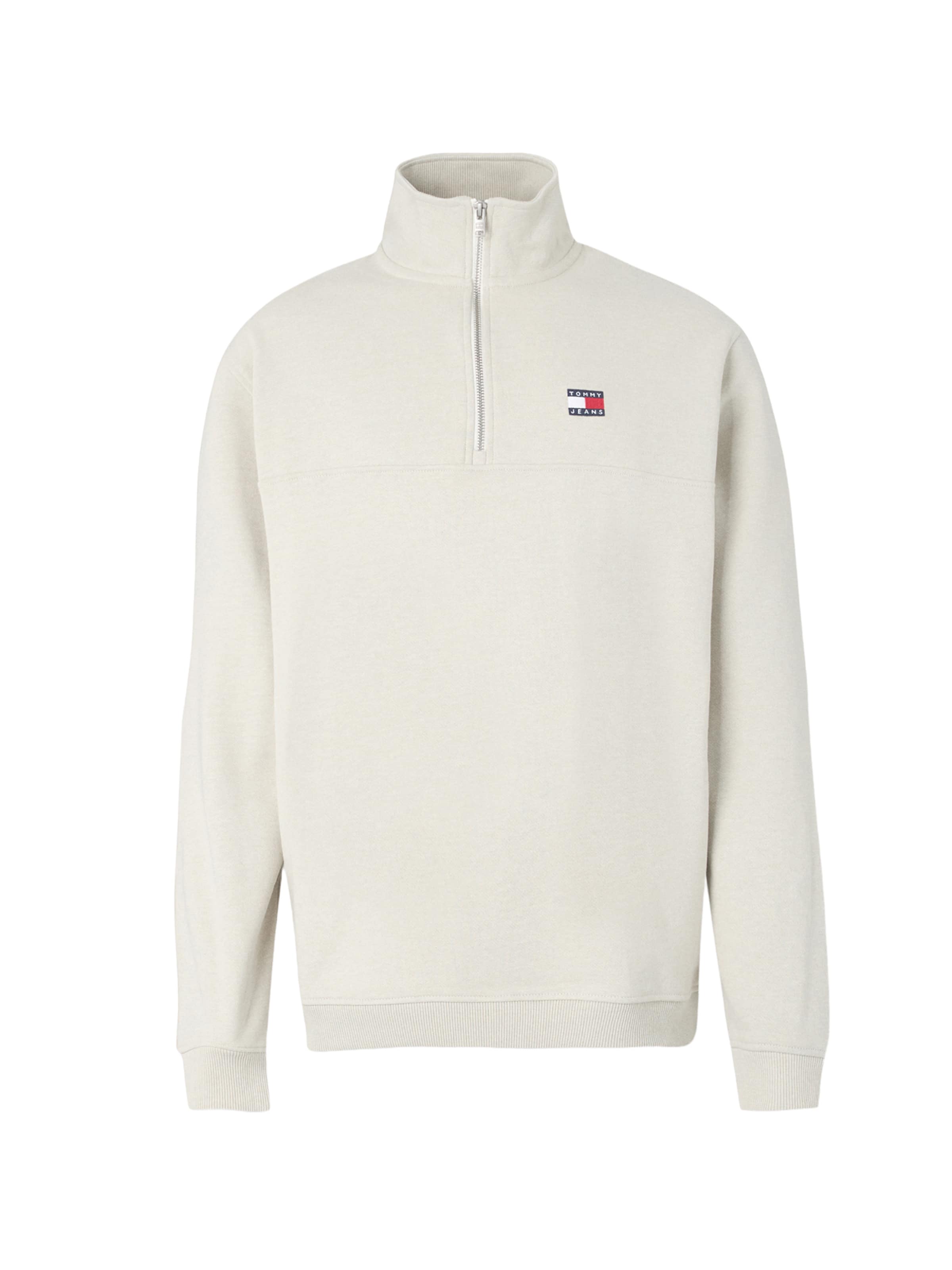 Tommy Jeans Μπλούζα φούτερ σε μπεζ: μπροστά