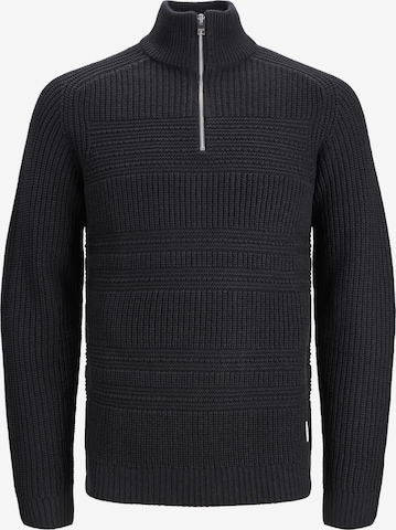 JACK & JONES Sweater 'DAVIS' in Black: front