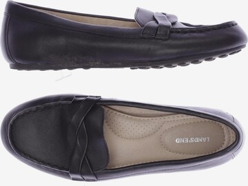 Lands‘ End Flats & Loafers in 36 in Black: front