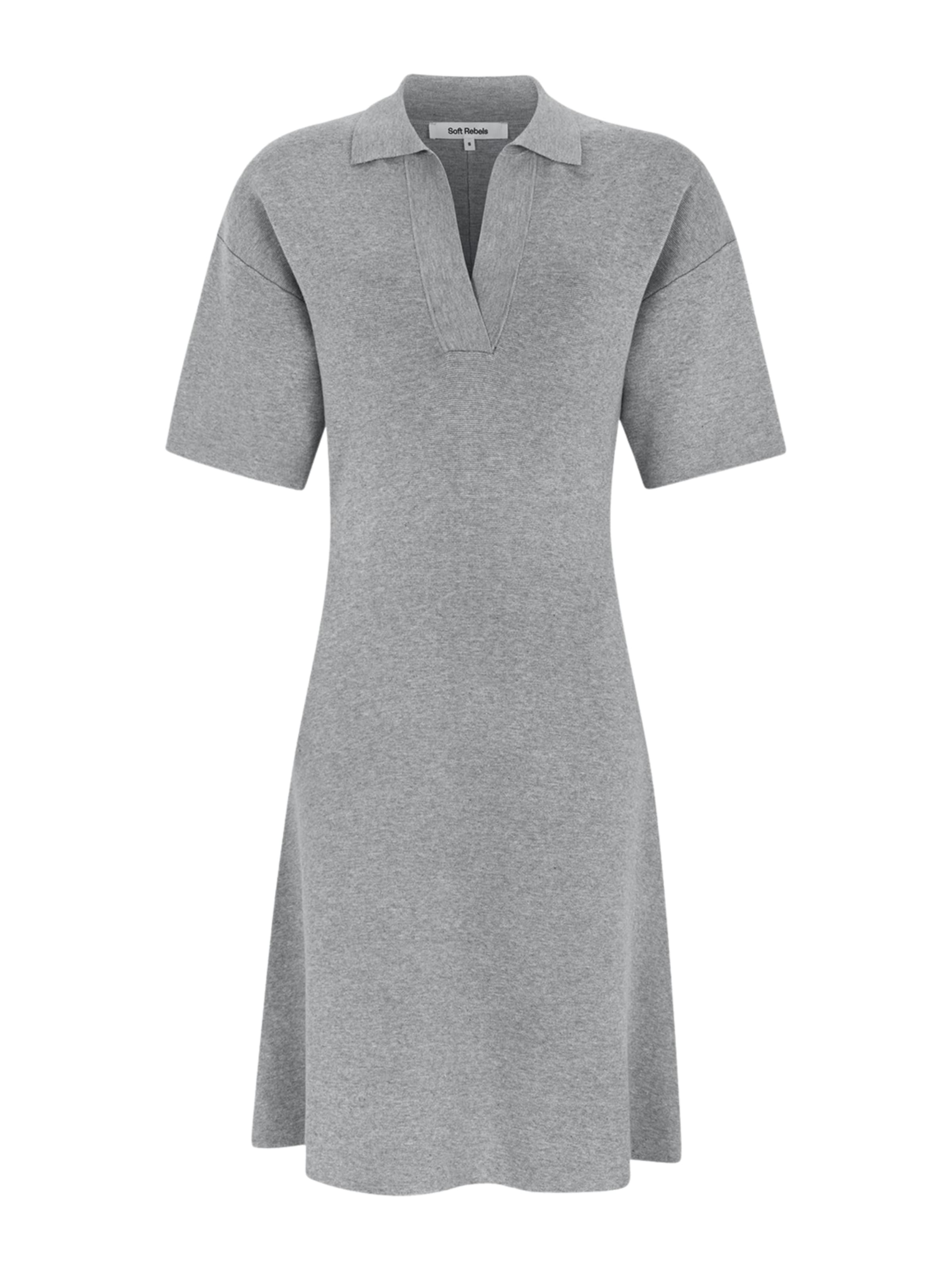 Soft Rebels - Vestido 'SRHenrietta' em cinzento: frente