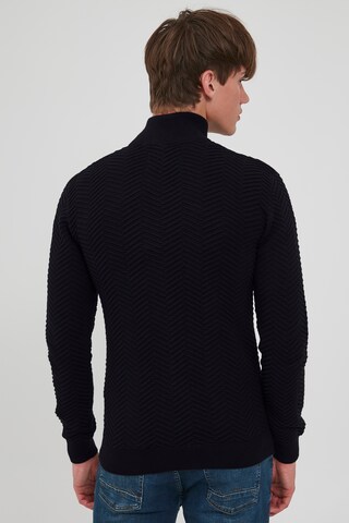 INDICODE JEANS Knit Cardigan 'Banjamino' in Black