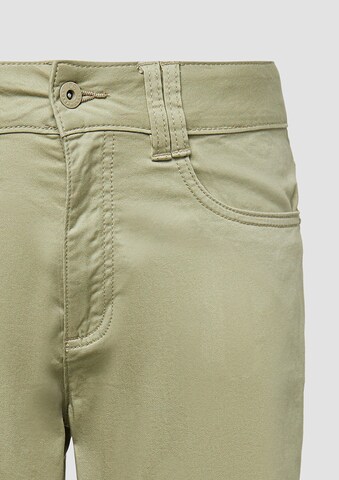 QS Slim fit Trousers 'Catie' in Green