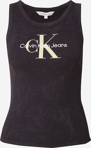 Calvin Klein Jeans Top - Čierna: predná strana