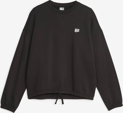 PUMA Sweatshirt 'DOWNTOWN' em preto / branco, Vista do produto