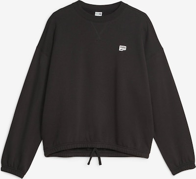 PUMA Sweatshirt 'DOWNTOWN' in schwarz / weiß, Produktansicht