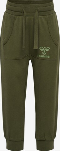 Hummel Sportbroek 'FUTTE ' in Groen: voorkant