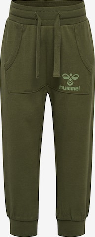 Regular Pantalon de sport 'FUTTE ' Hummel en vert : devant