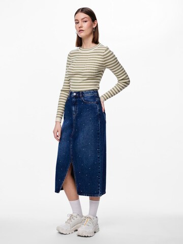 PIECES Rok 'PCSKY' in Blauw