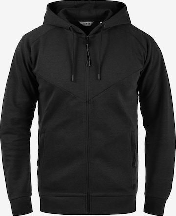 !Solid Kapuzensweatjacke 'Gelbert' in Schwarz: predná strana