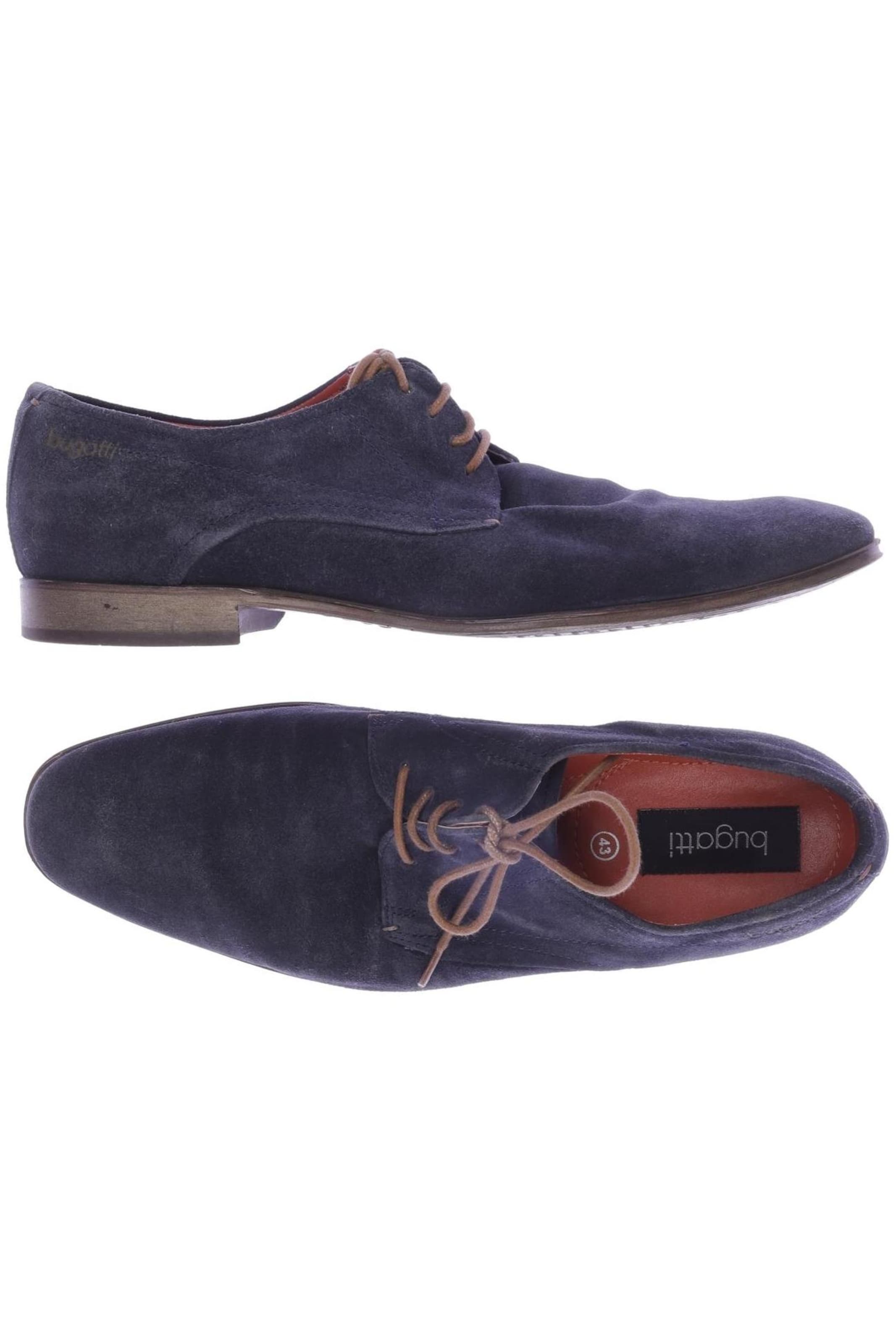 bugatti Halbschuh 43 in Blau: Vorderseite