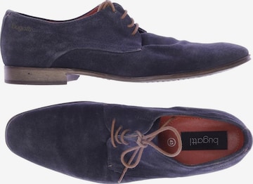 bugatti Halbschuh 43 in Blau: Vorderseite