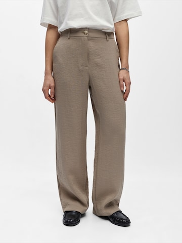 OBJECT - Loosefit Pantalón chino 'OBJRINI' en beige: frente