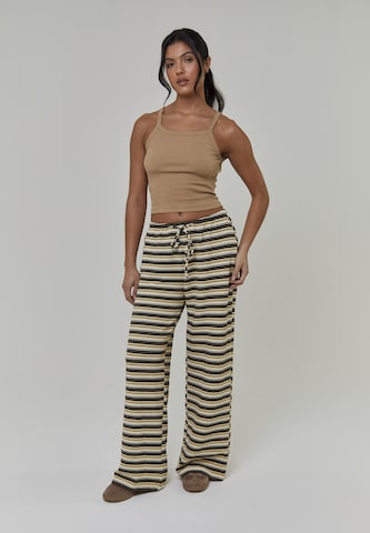 South Beach Wide leg Broek in Geel