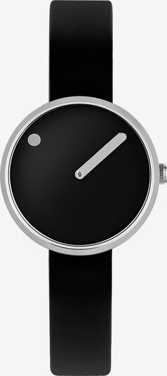 Picto Uhr in schwarz / silber, Produktansicht