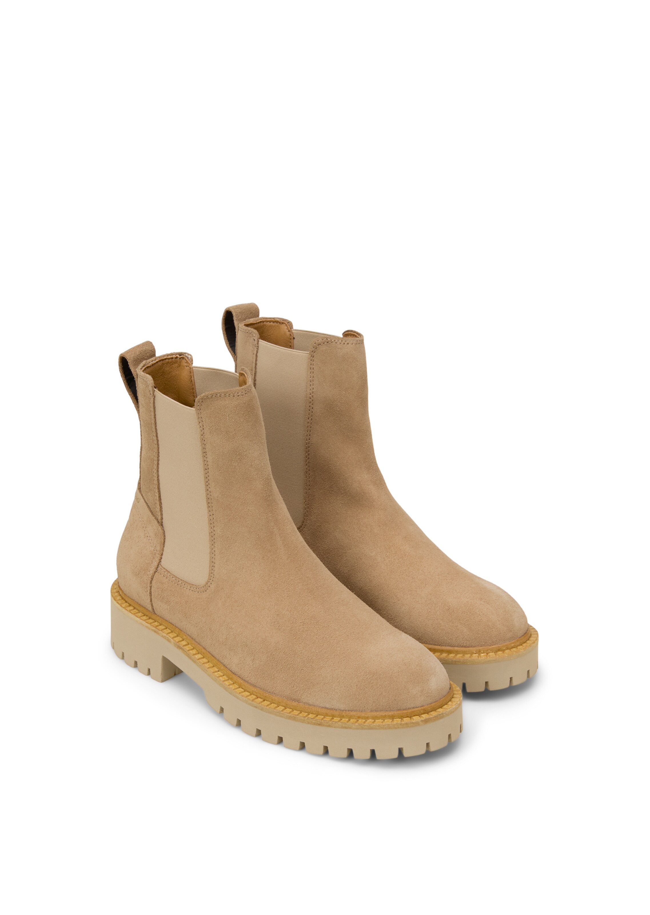 Chelsea Boots ' mit Profilsohle ' Marc O'Polo en marron