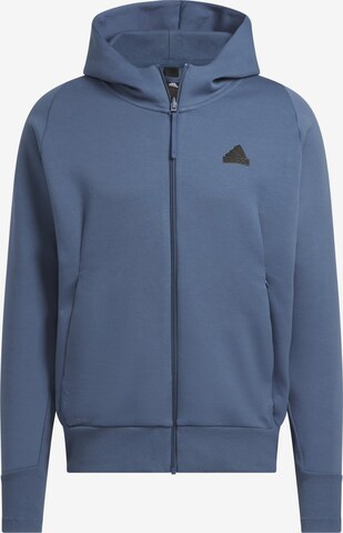 ADIDAS SPORTSWEAR Sportssweatjakke 'Z.N.E. Premium' i blå: forside