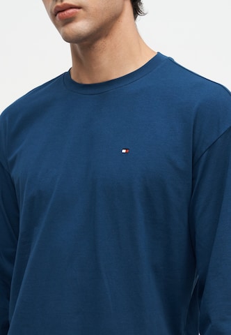 TOMMY HILFIGER Pyžamo dlouhé – modrá