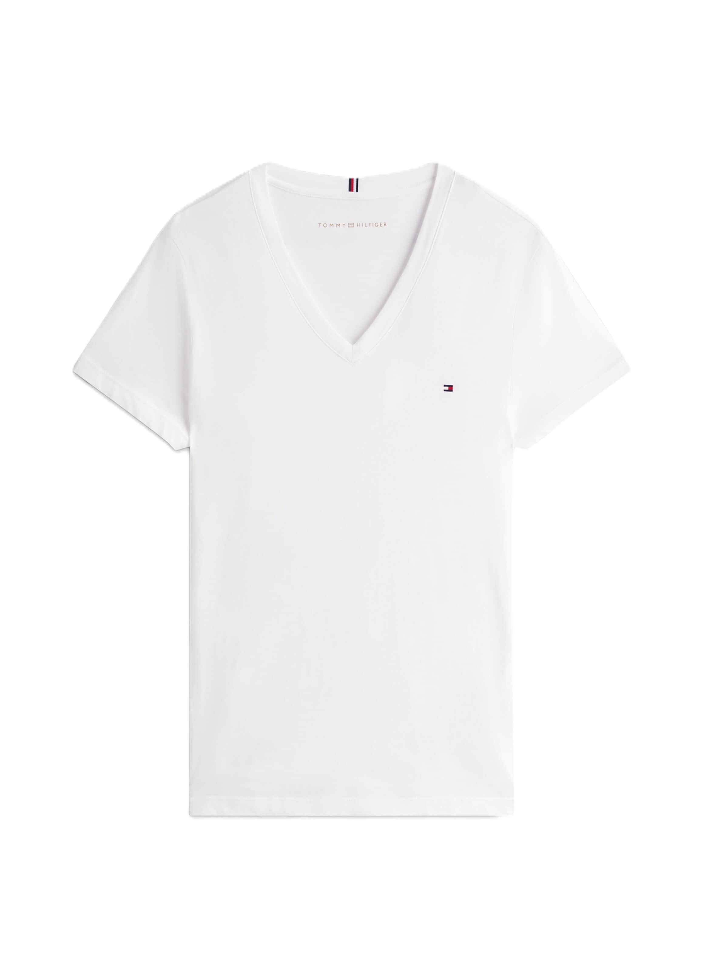 TOMMY HILFIGER T-Shirt in Weiß: Vorderseite