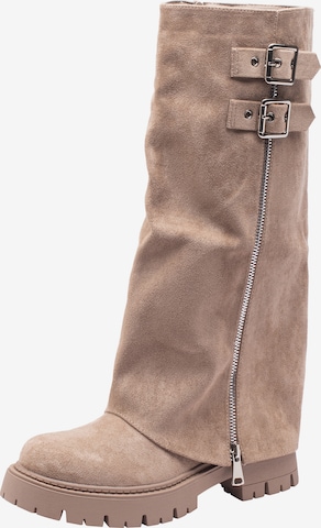 Stivale di Salinyang in beige: frontale