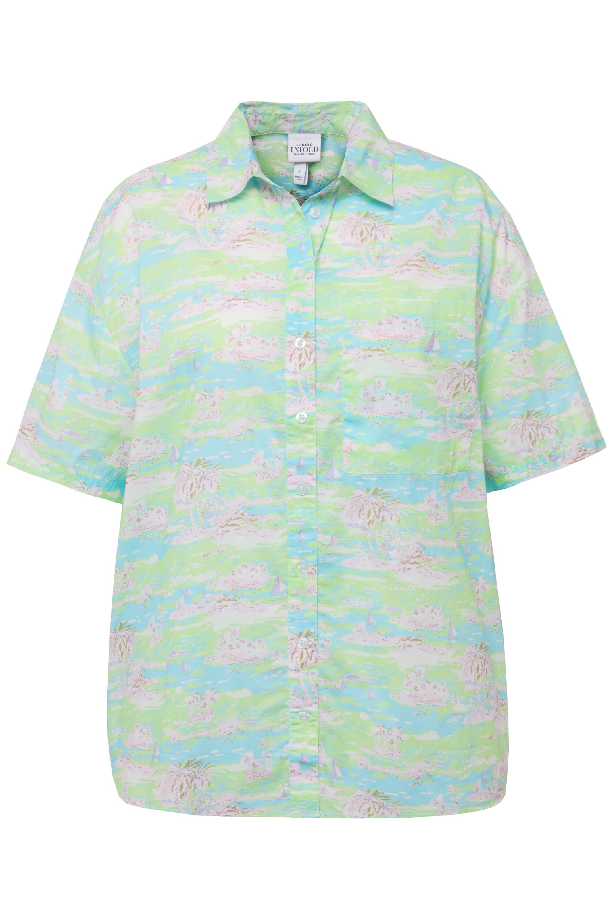 Studio Untold Regular Fit Bluse in Mischfarben: Vorderseite