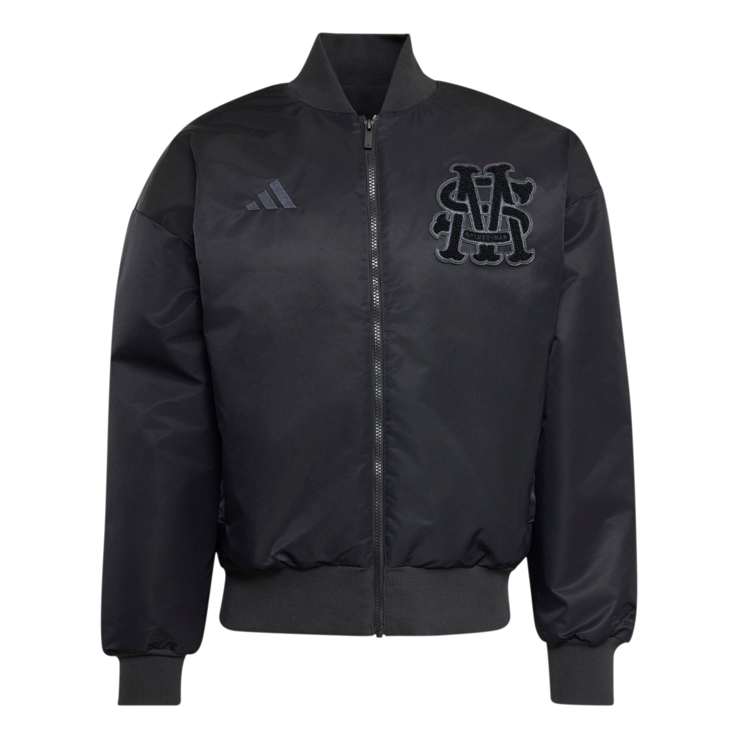 ADIDAS SPORTSWEAR Спортно яке 'DNY SM' в черно: отпред