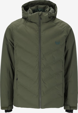 Whistler Athletic Jacket 'Freeride' in Green: front