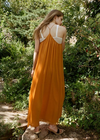 MANGO Kleid 'Greta' in Orange