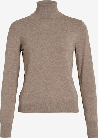 VILA Sweater 'Comfy' in Brown: front